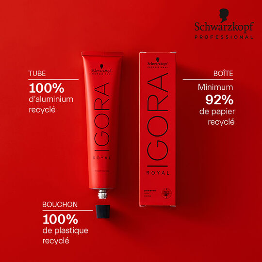 Permanente Haarfarbe Igora Royal 6-68 Dunkelblond Schoko Rot