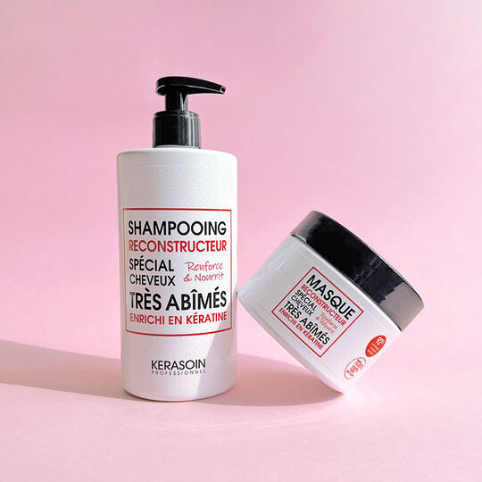 Rekonstruierende Maske mit Keratin