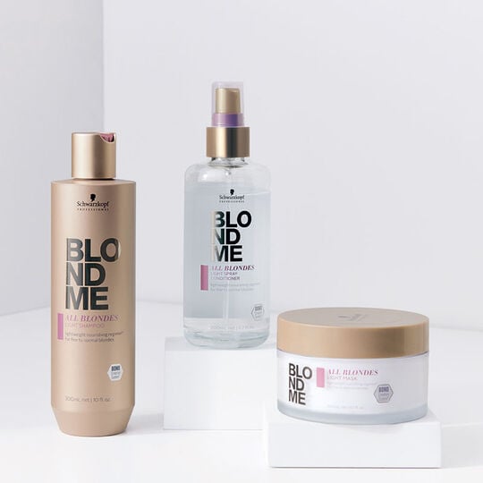 Leichtes Shampoo f&uuml;r feines bis normales blondes Haar Blondme