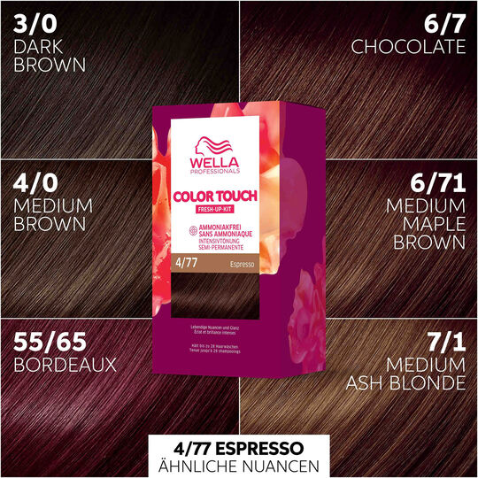 Color Touch Fresh-up-Kit 4/77 Intensives Marron-Kastanienbraun