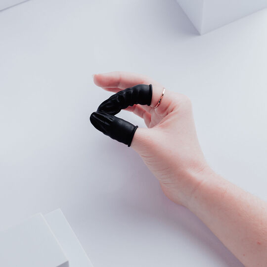 Fingerschutz 5Stk. schwarz