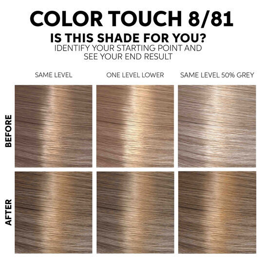 Color Touch Fresh-up-Kit 8/81 Hellblond Perl&eacute; Asch