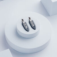 Nahtlose Haarspangen schwarz 2 Stk