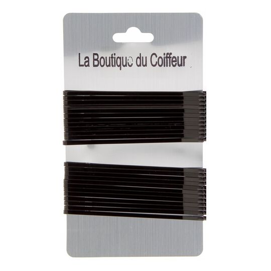 Gerade Haarnadel 70 mm Schwarz