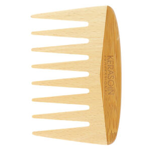Breitzinkiger Kamm aus Buchenholz