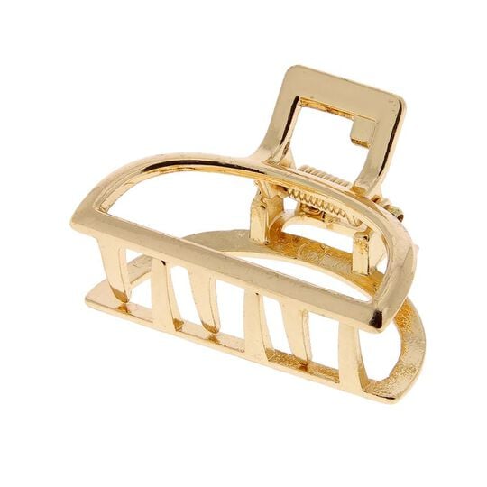 Kleine Metall-Krokodilklammer Goldhalbmond