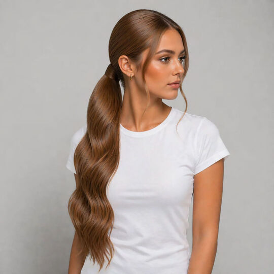 Ponytail Extensions Echthaar 55 cm 8