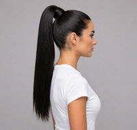 Ponytail Extensions Echthaar 55 cm 1