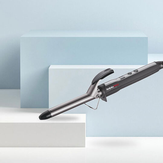 Programmierbarer und digitaler Lockenstab aus Titan-Turmalin