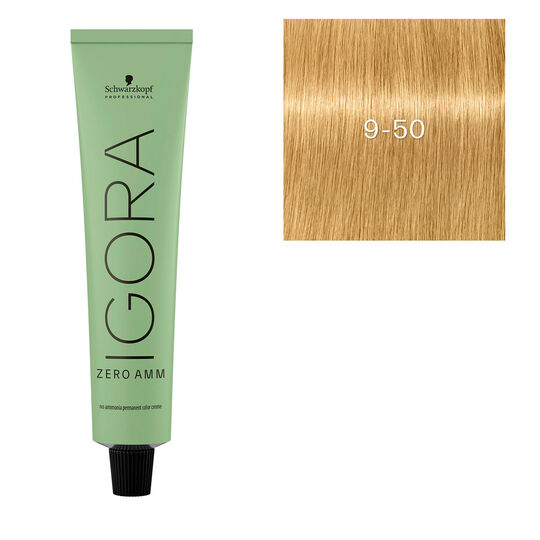 Igora Zero Amm Haarfarbe 9-50 sehr helles Goldblond Cover