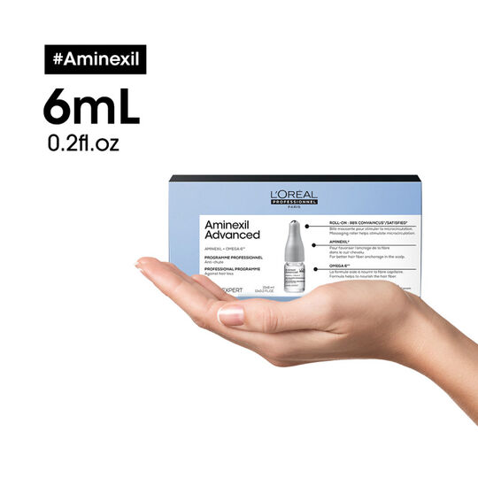 Aminexil-Behandlung gegen Haarausfall