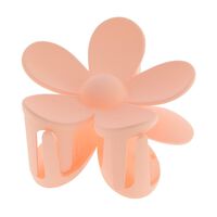 Krokodilklemme mit Blume Rosa