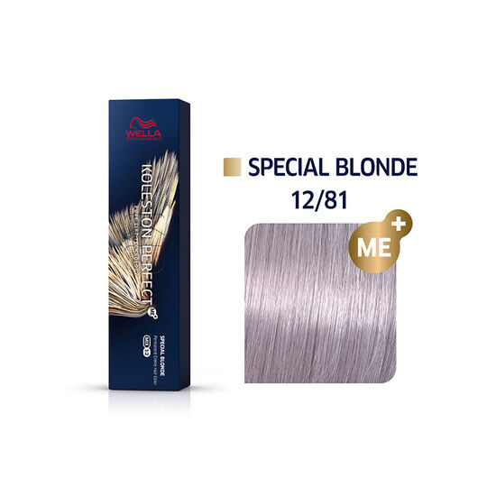 Permanente Haarfarbe Koleston Perfect Me+ 12/81 Spezialblond Perlmutt Asch