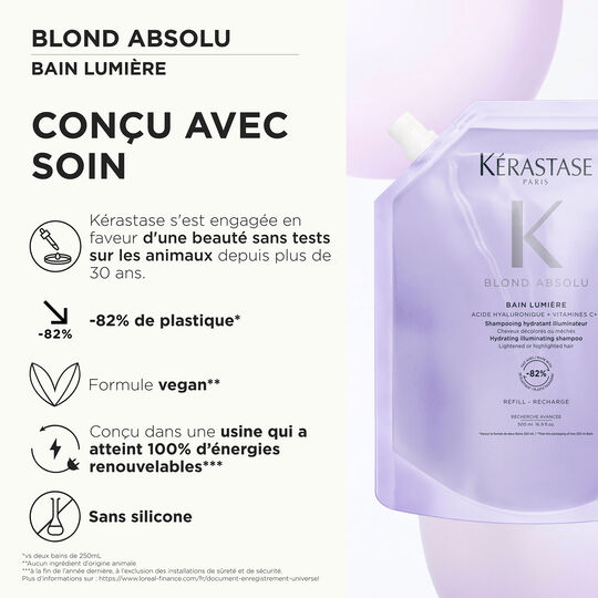 Bain Lumi&egrave;re Blond Absolu Nachf&uuml;llpackung 500 ml