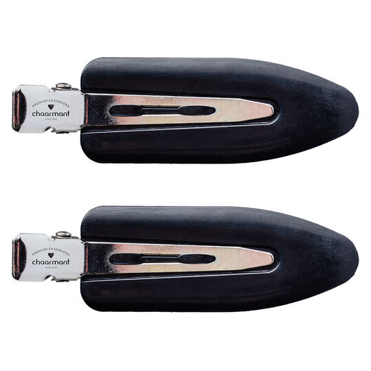 Nahtlose Haarspangen schwarz 2 Stk