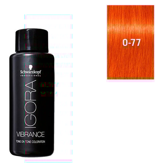 Halbpermanente Haarfarbe Igora Vibrance 0-77 Kupfer-Booster