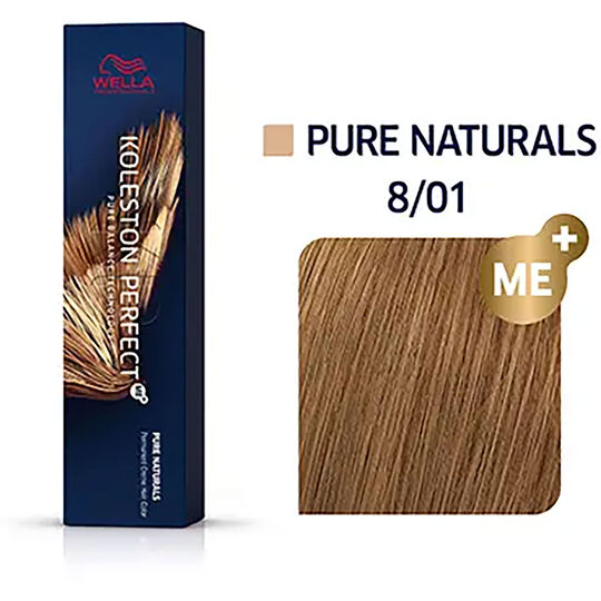 Permanente Haarfarbe Koleston Perfect Me+ 8/01 Hellblond Natur Asch