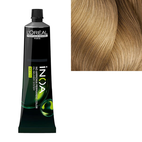 Ammoniakfreie Haarfarbe Inoa 9.31 Sehrhellblond Gold Asch