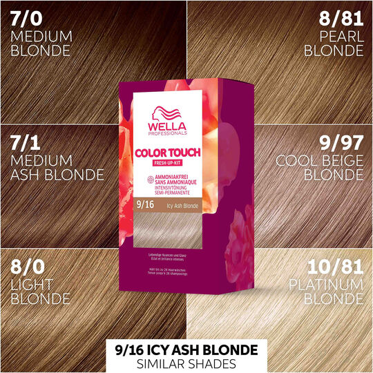Color Touch Fresh-up-Kit 9/16 Sehrhellblond Asch Violett