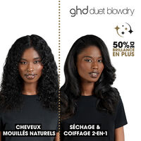 2-in-1-F&ouml;hnb&uuml;rste Duet Blowdry Wei&szlig;