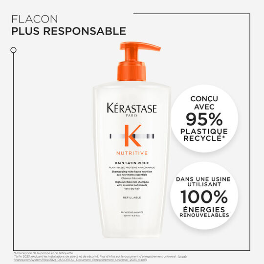 Bain satin riche Nutritive 500 ml nachf&uuml;llbar