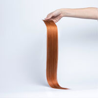 Tape In Extensions Invisible Echthaar 55cm 30 red