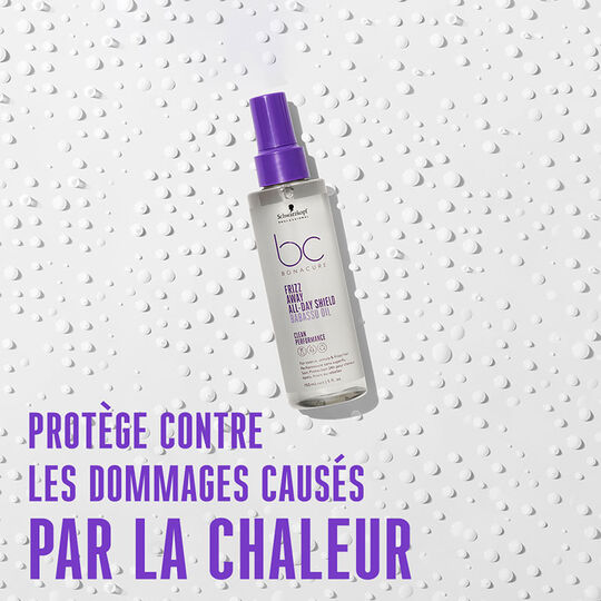 Spray protection 24h pour cheveux indisciplin&eacute;s BC Frizz Away