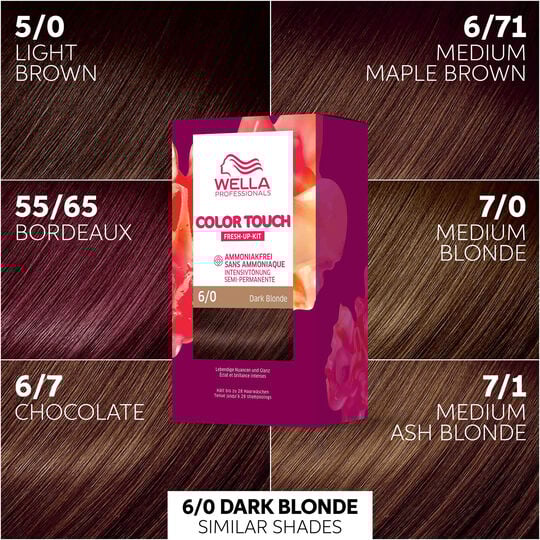 Color Touch Fresh-up-Kit 6/0 Dunkelblond Natur