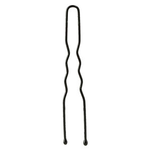 24 kurze Wellennadeln Schwarz