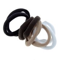 Set mit Schaumstoffgummib&auml;ndern wei&szlig; schwarz beige braun