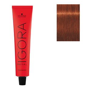 Permanente Haarfarbe Igora Royal 6-77 Dunkelblond Extra Kupfer