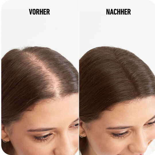 Haarverdichtungsfasern mittelbraun