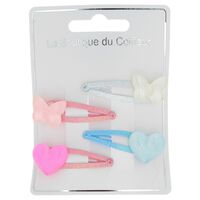 Mini-Clic-Clac-Klemme mit Glitzer