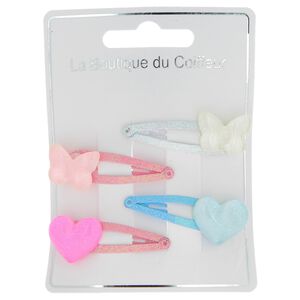 Mini-Clic-Clac-Klemme mit Glitzer