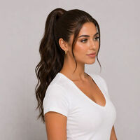 Ponytail Extensions Echthaar 55 cm 2