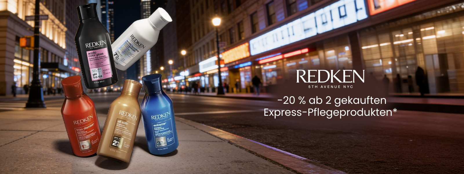 Redken: -20 % ab 2 gekauften Express-Pflegeprodukten*