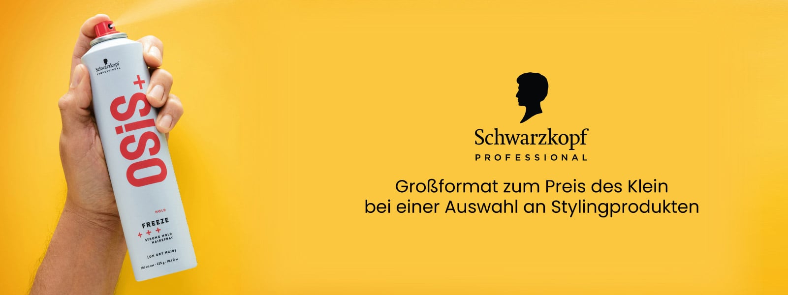 Große Packung zum Preis der kleinen – bei einer Auswahl an Stylingprodukten von Schwarzkopf Professional Große Packung zum Preis der kleinen – bei einer Auswahl an Stylingprodukten von Schwarzkopf Professional