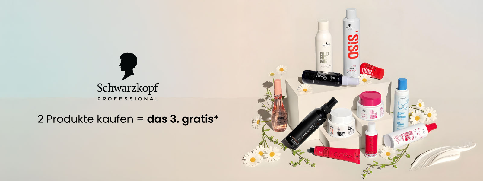 Schwarzkopf Professional: 2 Produkte kaufen = das 3. gratis*
