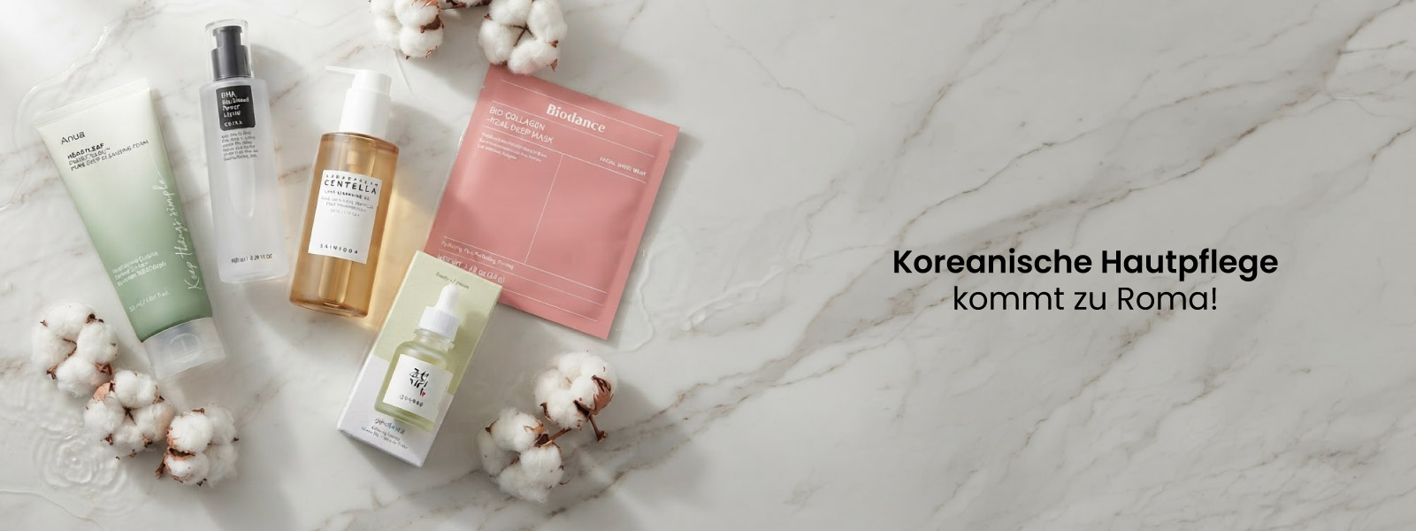 Koreanische Hautpflege kommt zu Roma! Koreanische Hautpflege kommt zu Roma!