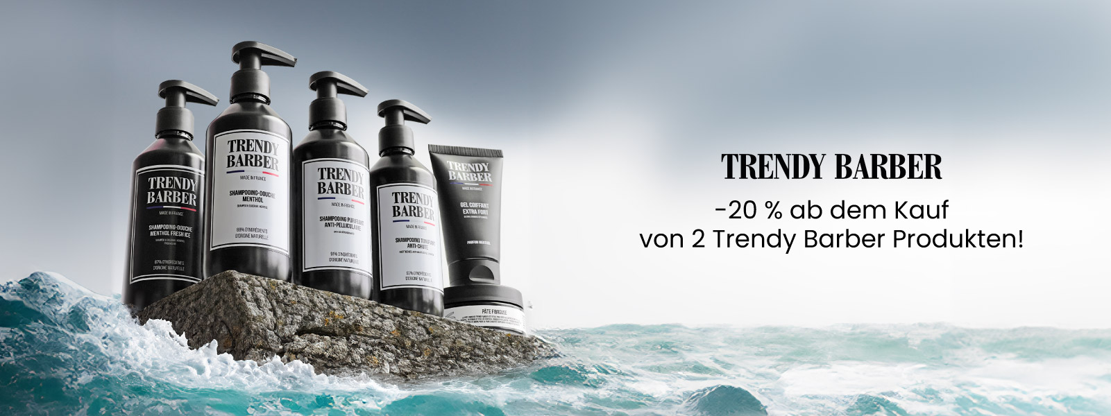 -20 % ab dem Kauf von 2 Trendy Barber Produkten! -20 % ab dem Kauf von 2 Trendy Barber Produkten!