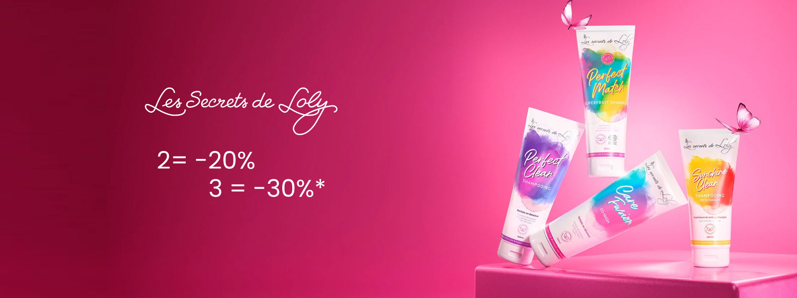 Hol dir 20 % Rabatt ab 2 Artikeln und 30 % Rabatt ab 3 Artikeln von „Les Secrets de Loly“* Hol dir 20 % Rabatt ab 2 Artikeln und 30 % Rabatt ab 3 Artikeln von „Les Secrets de Loly“*