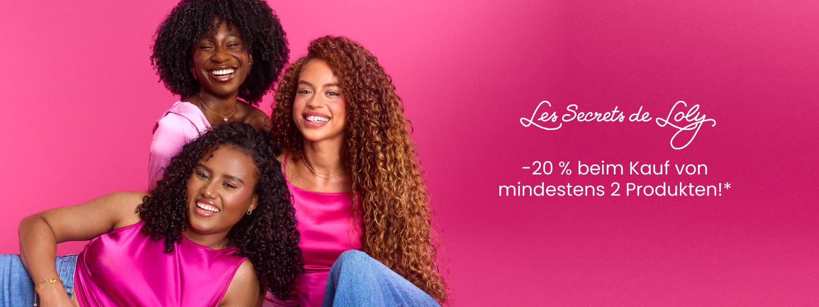 Im März erhalten Sie 20 % Rabatt beim Kauf von mindestens zwei Produkten der Marke Les Secrets de Loly.