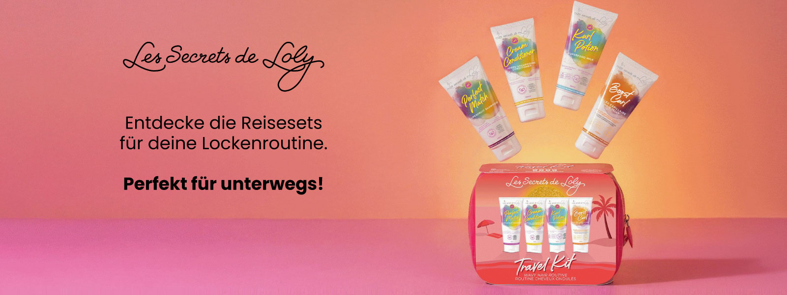 Entdecke die Reisesets für deine Locken – perfekt für unterwegs!