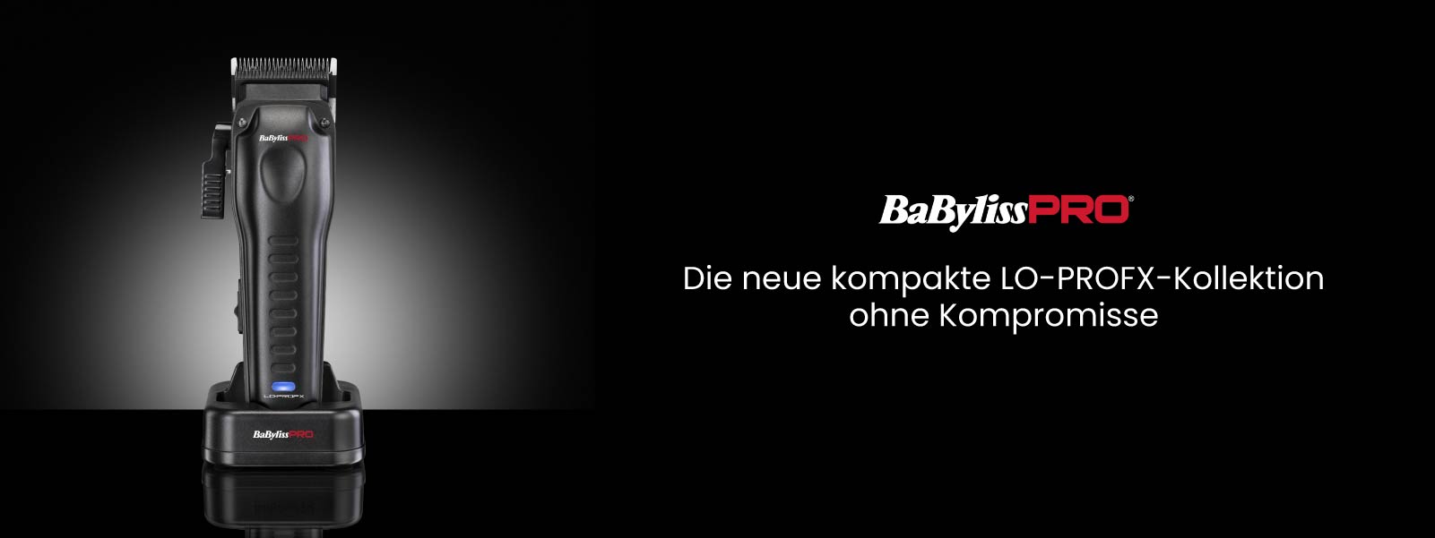 Entdecke die neue Kollektion kompakter Haarschneidemaschinen: LO-PROFX von Babyliss Pro.