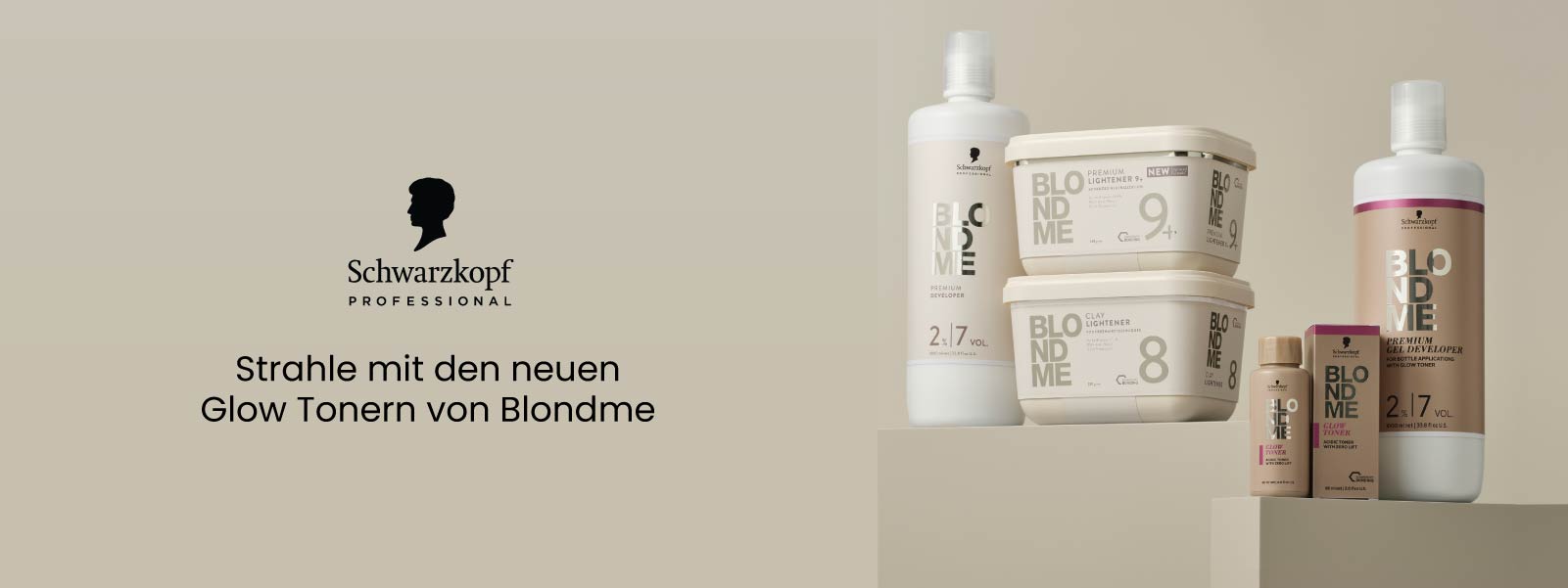 Erlebe ein Blond, das von innen heraus strahlt, mit den Glow Toner Nuancen von Blondme von Schwarzkopf Professional.