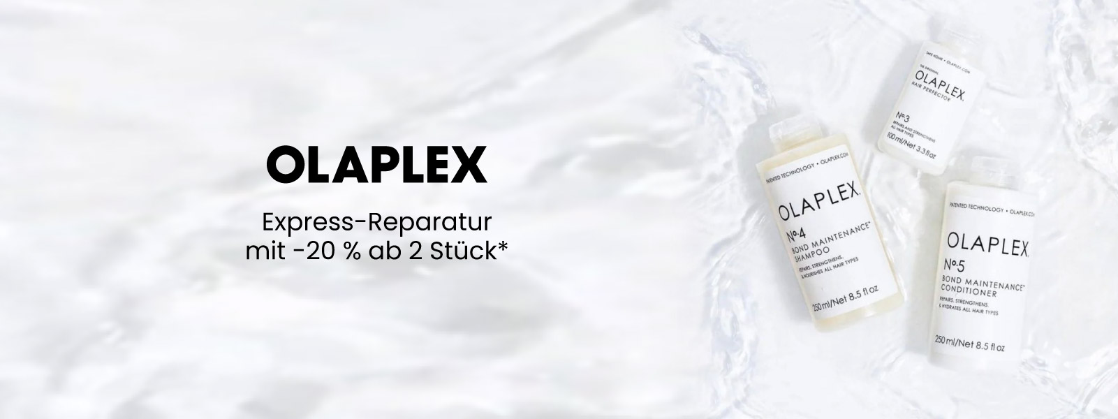 Olaplex: Express-Reparatur mit -20 % ab 2 Stück*