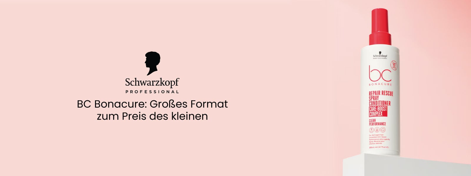 Großes Format zum Preis des kleinen – auf ausgewählte Produkte von BC Schwarzkopf Professional Großes Format zum Preis des kleinen – auf ausgewählte Produkte von BC Schwarzkopf Professional
