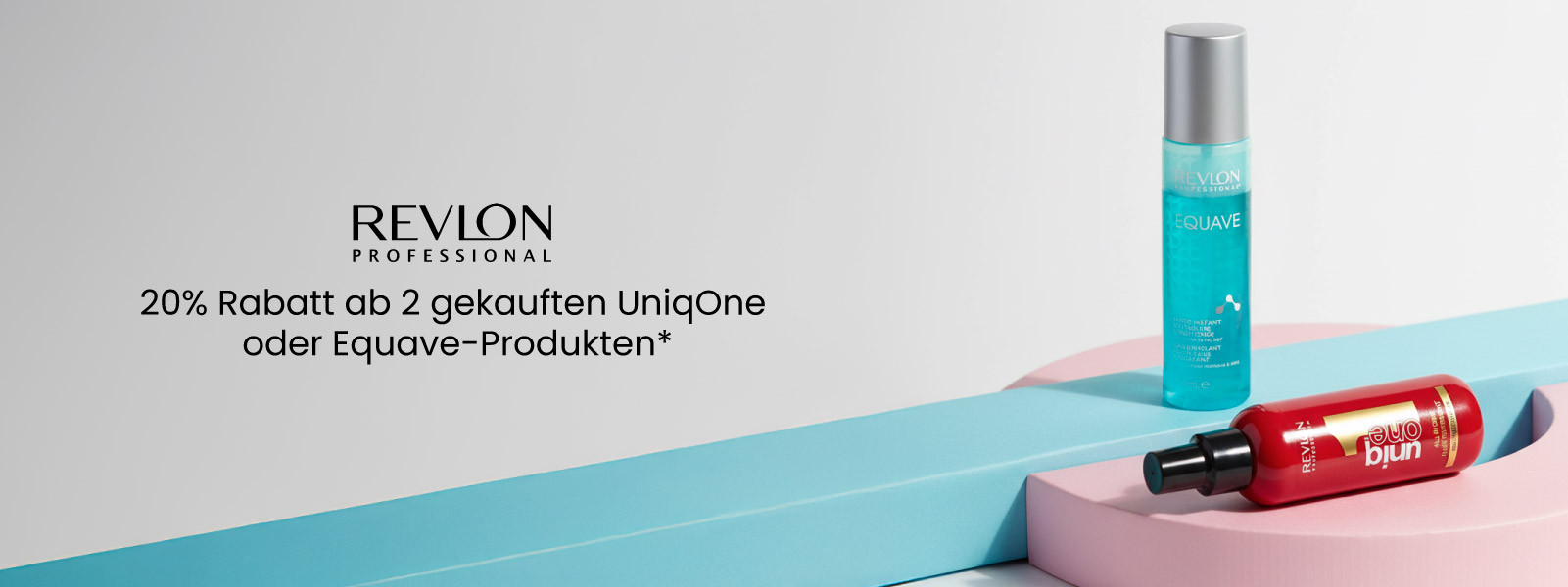 Revlon Professional: 20% Rabatt ab 2 gekauften UniqOne- oder Equave-Produkten*