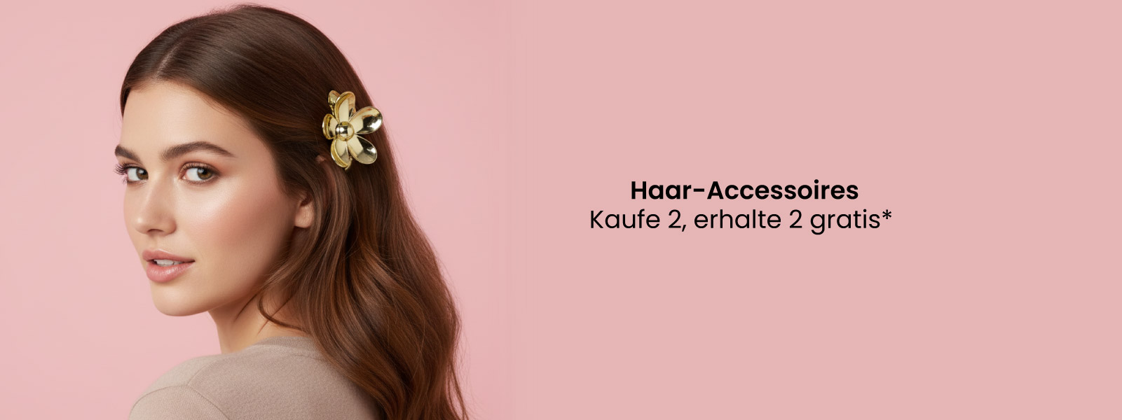 Im Mai: Beim Kauf von 2 Haar-Accessoires bei La Boutique du Coiffeur erhalten Sie 2 weitere gratis dazu.