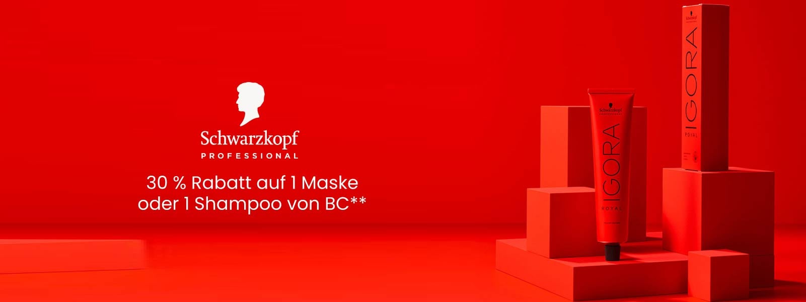 Schwarzkopf Professional: 1 Igora Royal kaufen = 30 % Rabatt auf 1 Maske oder 1 Shampoo von BC*
